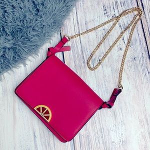 Magenta Crossbody Bag with Citrus Detail by Zara trf